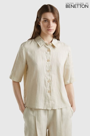 Benetton Linen Shirt (Q72825) | £50