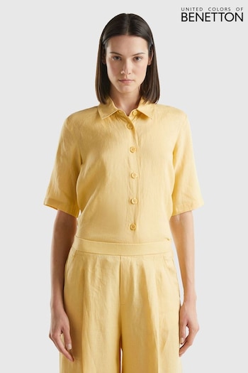 Benetton Linen Shirt (Q72826) | £50