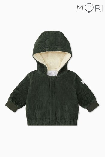 MORI Green Organic Cotton Cord Lined Jacket (Q72943) | £46