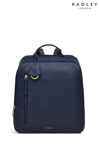 Radley London Blue Hale Lane Large Zip-Top Backpack (Q72972) | £239