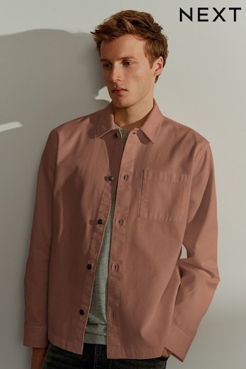 Brown Twill Shacket (Q72978) | £45