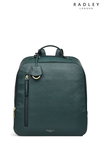 Radley London Green Hale Lane Large Zip-Top Backpack (Q72985) | £239
