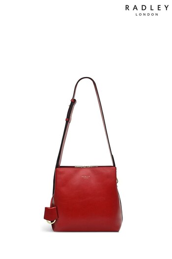 Radley London Medium Red Dukes Place Compartment Cross-Body Bag (Q73013) | £219