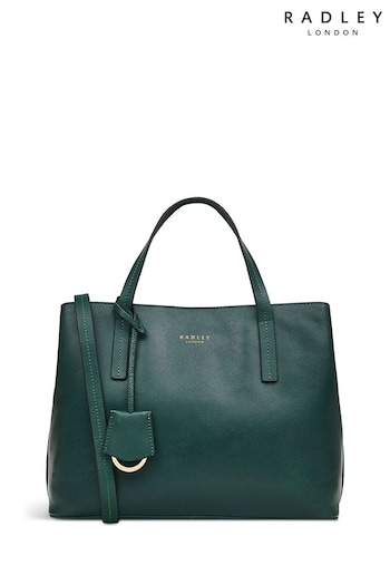 Radley London Medium Green Dukes Place Zip Top Grab Bag (Q73035) | £219