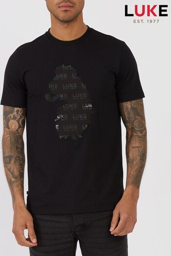 Luke 1977 Fin Black T-Shirt (Q73082) | £45