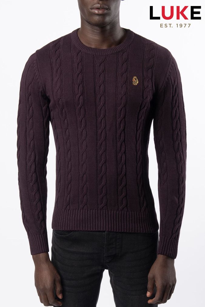 Buy Men s Luke 1977 100 Cotton Jumpers Online Next UK