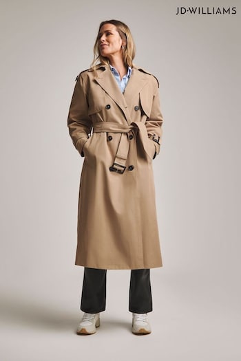 Anthology By JD Williams Brown Elevated Trench Coat (Q73182) | £85