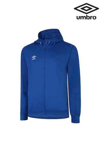 Umbro Blue Junior Total Training Knitted Hoodie (Q73332) | £40