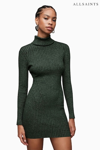 AllSaints Green Juliette Dress (Q73457) | £169