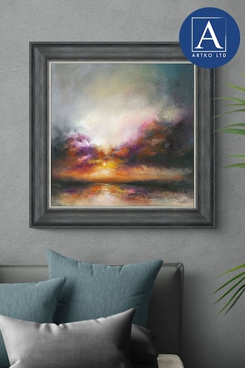 Artko Grey Distant Dawn by Anna Schofield Framed Art (Q73650) | £165