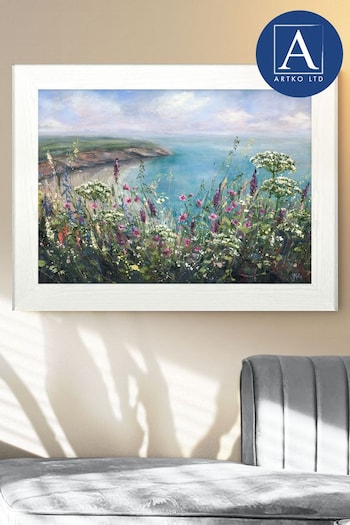 Artko White Take Me To The Sea by Marie Mills Framed Art (Q73658) | £89.50