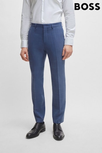 BOSS Blue Leon Regular Fit Trousers (Q74018) | £139