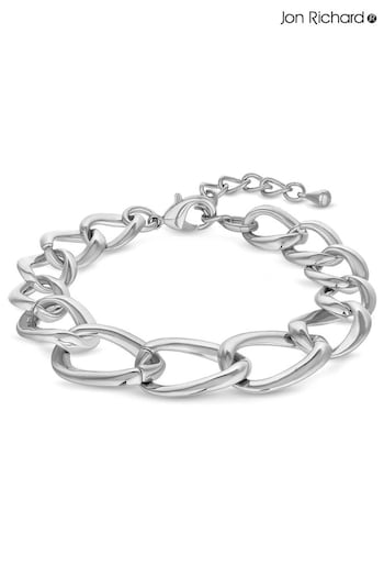 Jon Richard Silver Chain Bracelet (Q74083) | £26