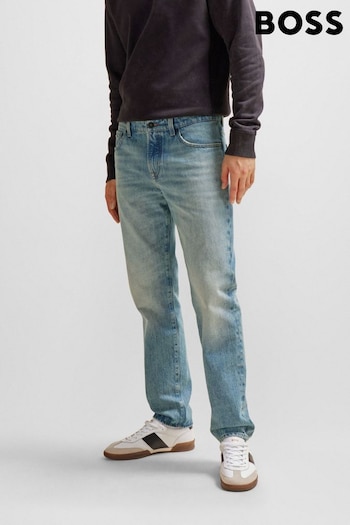 BOSS Light Blue Delaware Slim Fit Stretch Jeans (Q74152) | £139