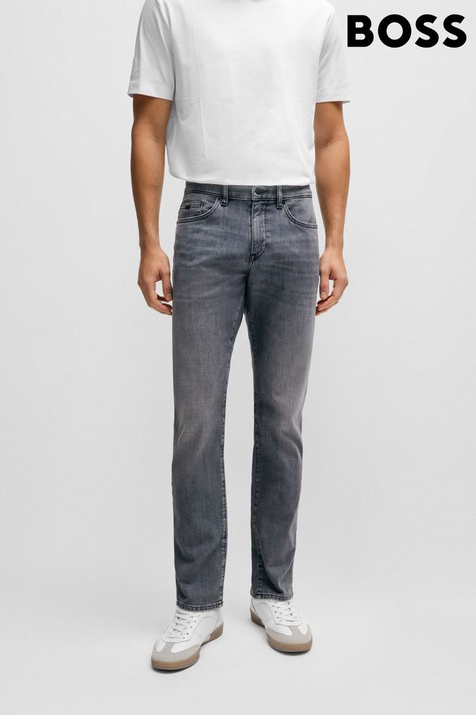 Hugo boss men's 2024 slim fit jeans