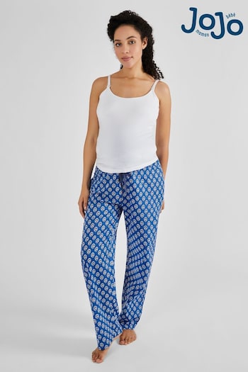 Dolce & Gabbana Blue Batik Print Maternity & Nursing Pyjamas Set (Q74174) | £39.50