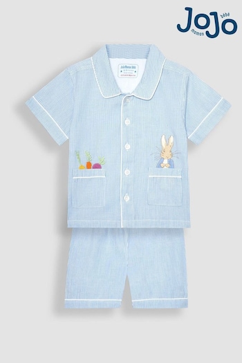 JoJo Maman Bébé White Peter Rabbit Classic Pyjamas (Q74198) | £23