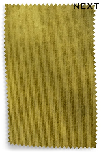 Green Luxe Kneedlecord Velvet Vintage Green Swatch by Rockett St George (Q74211) | £0