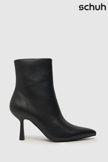 Schuh Bethan Stiletto Black Boots (Q74233) | £45