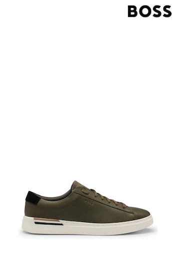 BOSS Green Cupsole Lace Up Leather Trainers (Q74270) | £189