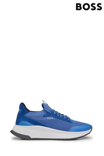 BOSS Blue Chunky Sports Knitted Upper Trainers (Q74287) | £199