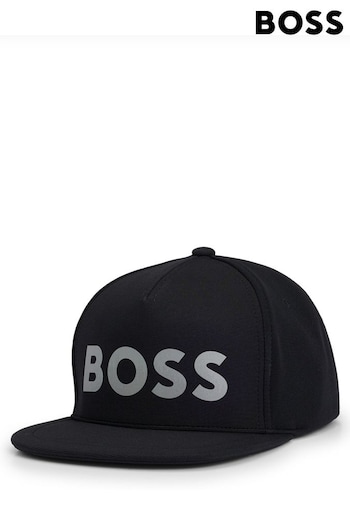 BOSS Black Stretch-Jersey Cap With Decorative Reflective Logo (Q74301) | £69
