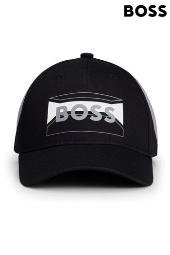 BOSS Black Cotton-twill Cap With Contrasting Seasonal Logo (Q74309) | £49