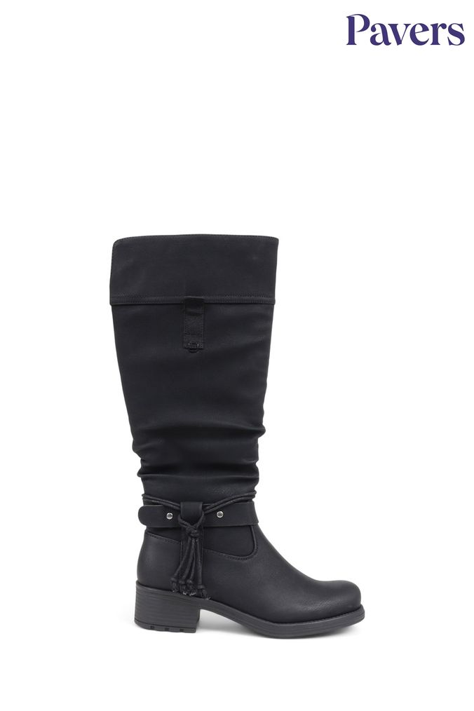 Pavers ladies knee high sales boots