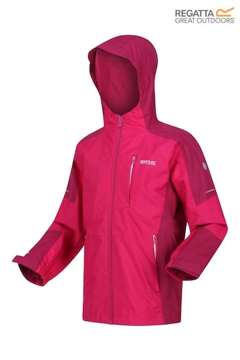 Regatta Pink Calderdale LI Waterproof Jacket (Q74523) | £42