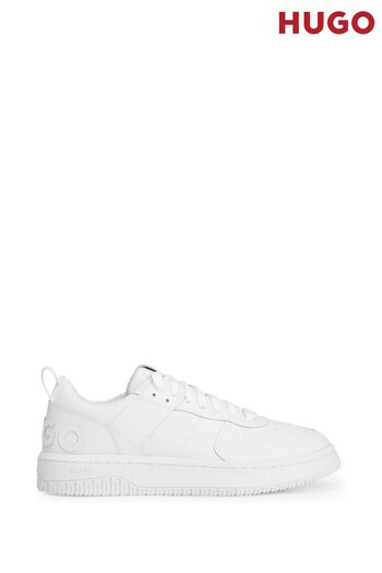HUGO Low-Top White Trainers With Logo Details (Q74554) | £199