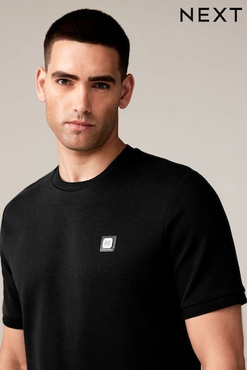 Black Badged T-Shirt (Q74627) | £20