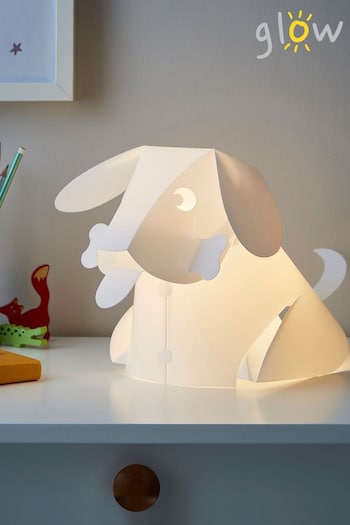 glow White Dog Table Lamp (Q74671) | £25