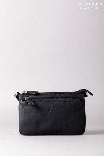 Lakeland Leather Enderby Small Leather Cross Body Black	Bag (Q74753) | £45