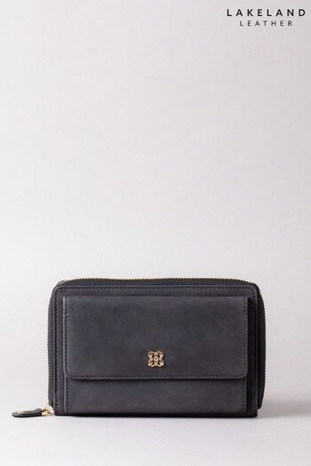 Lakeland Leather Anlea Leather Cross-Body Clutch Black Bag (Q74761) | £40