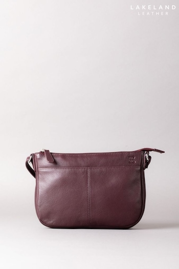 Lakeland Leather Red Small Cross Body Bag (Q74765) | £40