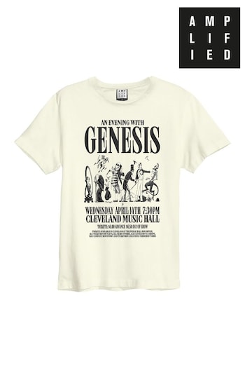 Amplified Genesis White T-Shirt (Q74793) | £25