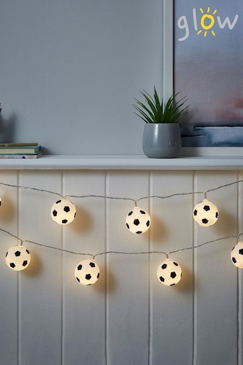 glow White Football String Lights (Q74805) | £18