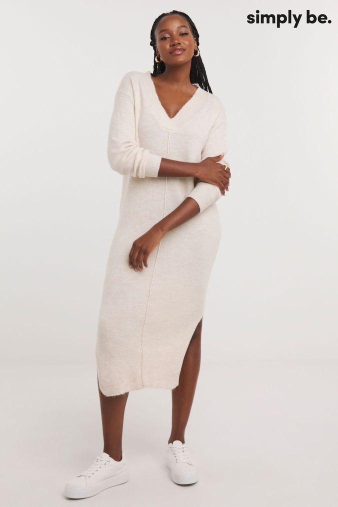 Buy Women s Natural Simply Be Dresses Online Next UK