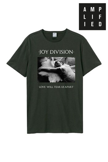 Amplified Joy Division - Love Will Tear Us Apart Green T-Shirt (Q74934) | £25