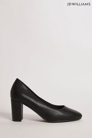 JD Williams Black Soft Super Comfort Flexible Court Shoes (Q74955) | £30