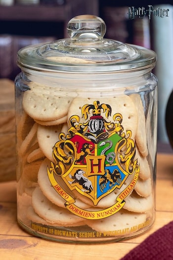Harry Potter Hogwarts Glass Cookie Jar (Q74986) | £20