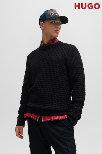 HUGO Textured 3D Knit Relaxed Fit Jumper (Q75083) | £139