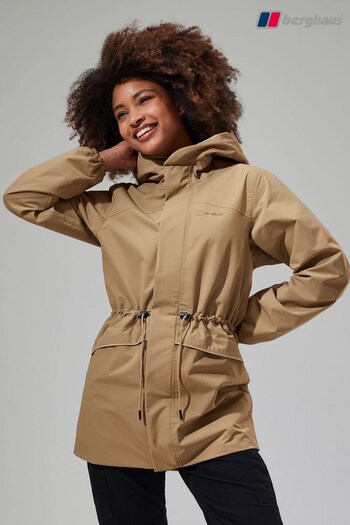 Berghaus brancas Natural Swirlhow Hooded Waterproof Jacket (Q75182) | £180
