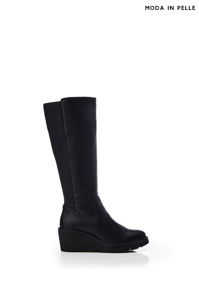 Buy Women s Wedge Knee High Footwear Online Next UK