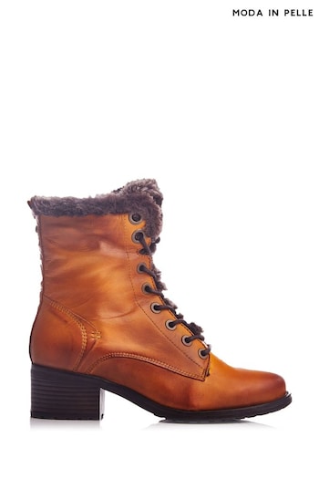 Moda in Pelle Alpinne Faux Fur Lined Lace Up Boots (Q75234) | £159