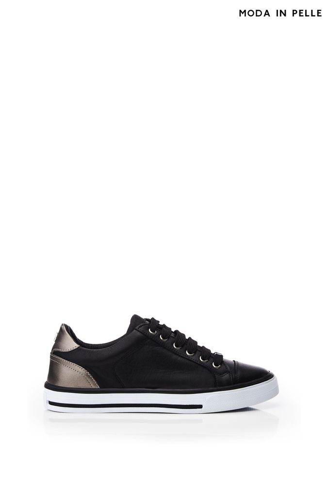 Buy Women s Trainers Black Moda In Pelle Standard Leather Footwear Online AspennigeriaShops