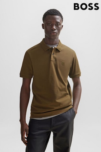 BOSS Green Pique Tonal Box Logo Polo Shirt (Q75491) | £79