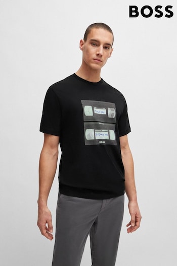 BOSS Black Music Graphic Print T-Shirt (Q75500) | £59