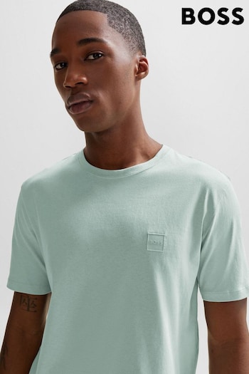 BOSS Mint Green Relaxed Fit Box Logo T-Shirt (Q75513) | £45