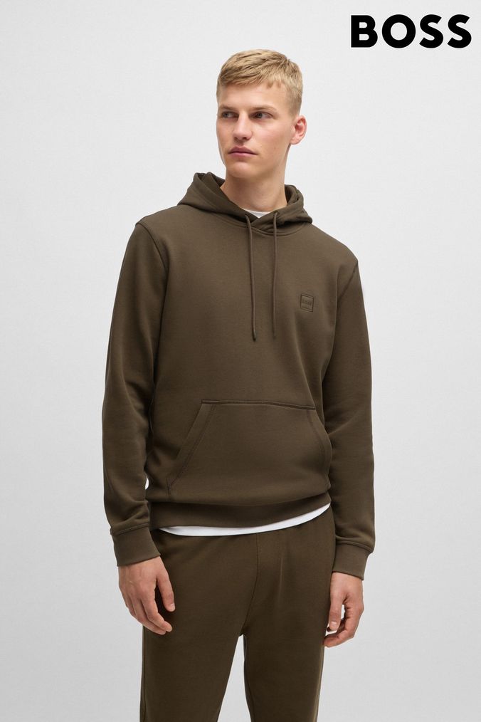 Skechers sweatshirts mens 2025 brown
